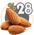 28درصد بادام