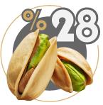 28 درصد پسته