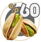 60 درصد پسته