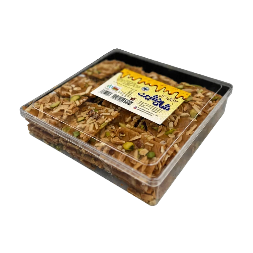 سوهان عسلی کریستال